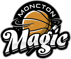 Moncton Magic 2017-Pres Primary Logo heat sticker