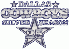 Dallas Cowboys 1984 Anniversary Logo heat sticker
