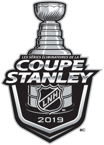 Stanley Cup Playoffs 2018-2019 Alt. Language Logo heat sticker