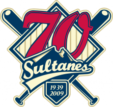 Monterrey Sultanes 2009 Anniversary Logo heat sticker