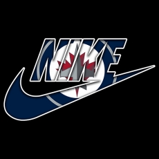 Winnipeg Jets Nike logo heat sticker