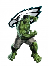 Philadelphia Eagles Hulk Logo custom vinyl decal