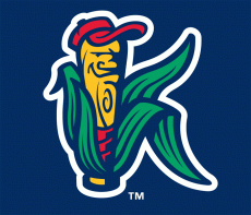 Cedar Rapids Kernels 2007-Pres Cap Logo 3 heat sticker