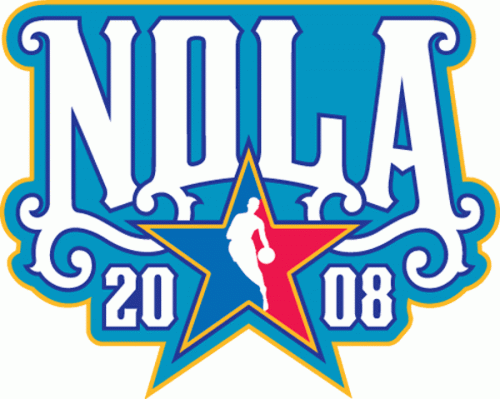 NBA All-Star Game 2007-2008 Alternate Logo heat sticker