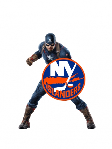 New York Islanders Captain America Logo custom vinyl decal