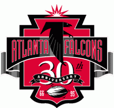 Atlanta Falcons 1995 Anniversary Logo heat sticker