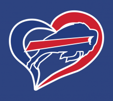 Buffalo Bills Heart Logo custom vinyl decal