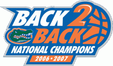 Florida Gators 2007 Champion Logo custom vinyl decal