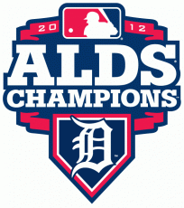 Detroit Tigers 2012 Champion Logo heat sticker
