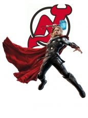 New Jersey Devils Thor Logo heat sticker