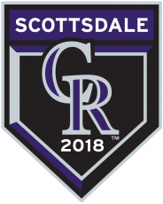 Colorado Rockies 2018 Event Logo heat sticker