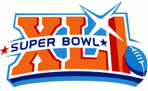 Super Bowl XLI Alternate 03 Logo heat sticker
