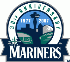 Seattle Mariners 2007 Anniversary Logo heat sticker