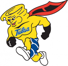 Tulsa Golden Hurricane 2000-2008 Mascot Logo heat sticker