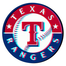 Phantom Texas Rangers logo heat sticker