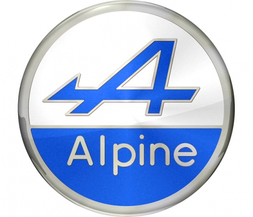 Alpine Emblem Logo heat sticker