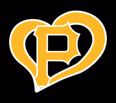 Pittsburgh Pirates Heart Logo custom vinyl decal