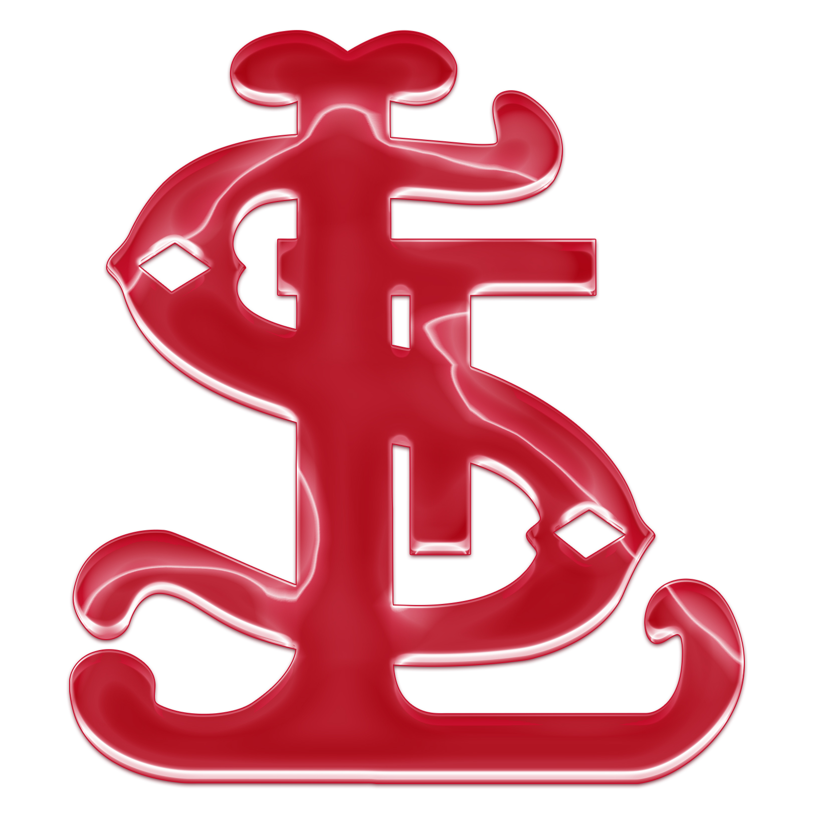 St. louis Cardinals Crystal Logo custom vinyl decal [STK-MLB-Crystal ...